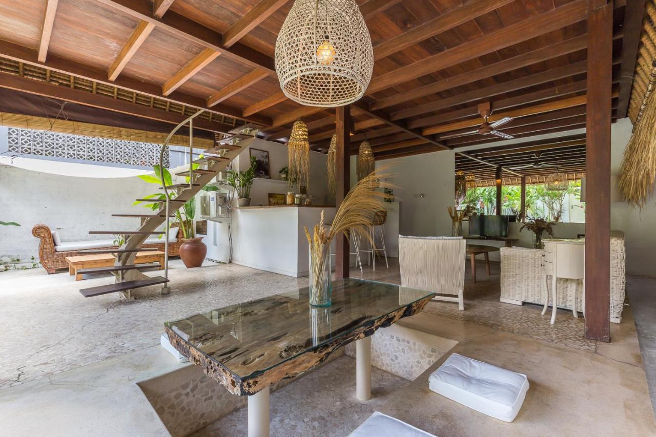 Eco Bamboo Bungalow 3 Villa ชังกู ภายนอก รูปภาพ