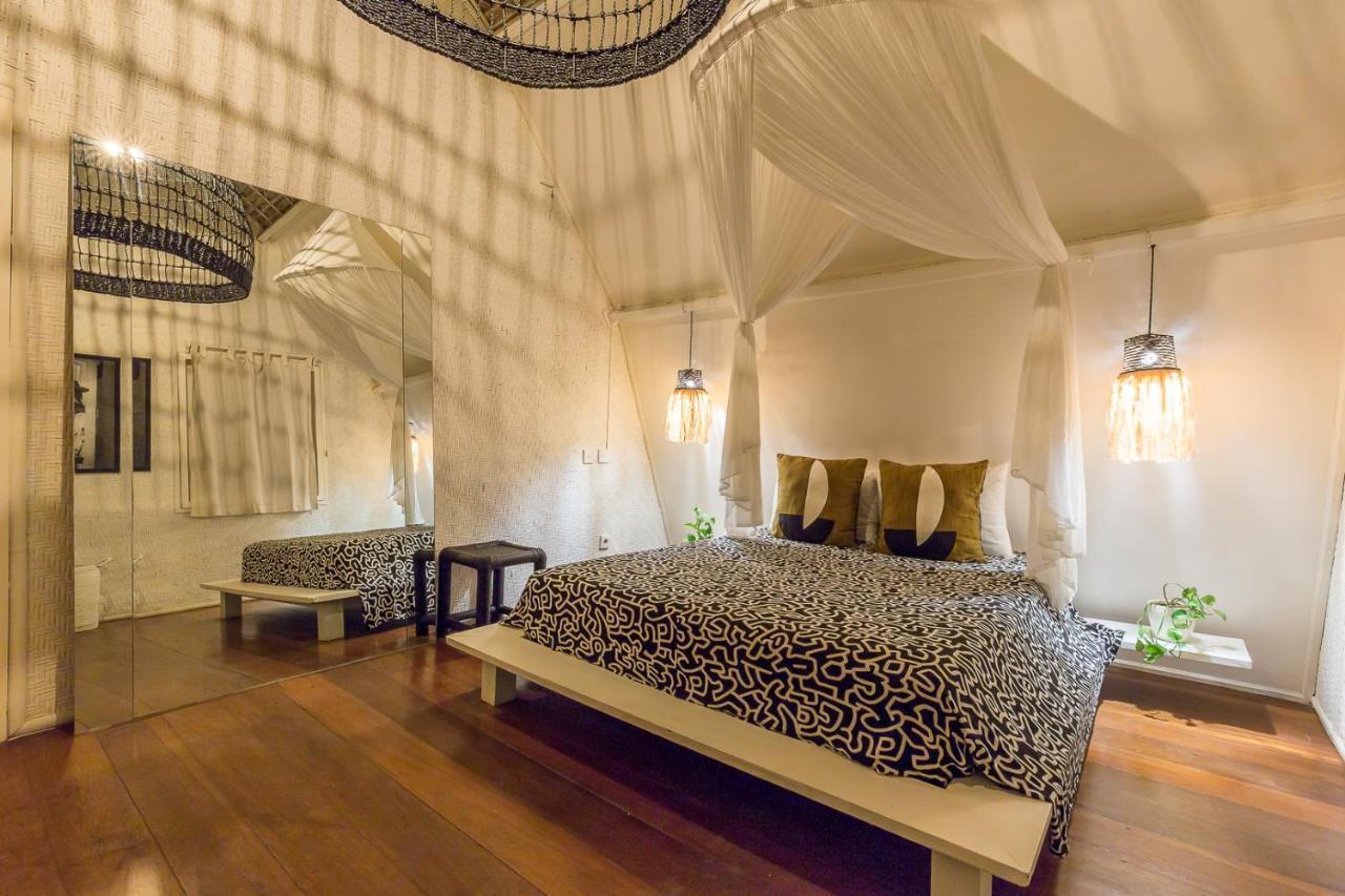 Eco Bamboo Bungalow 3 Villa ชังกู ภายนอก รูปภาพ