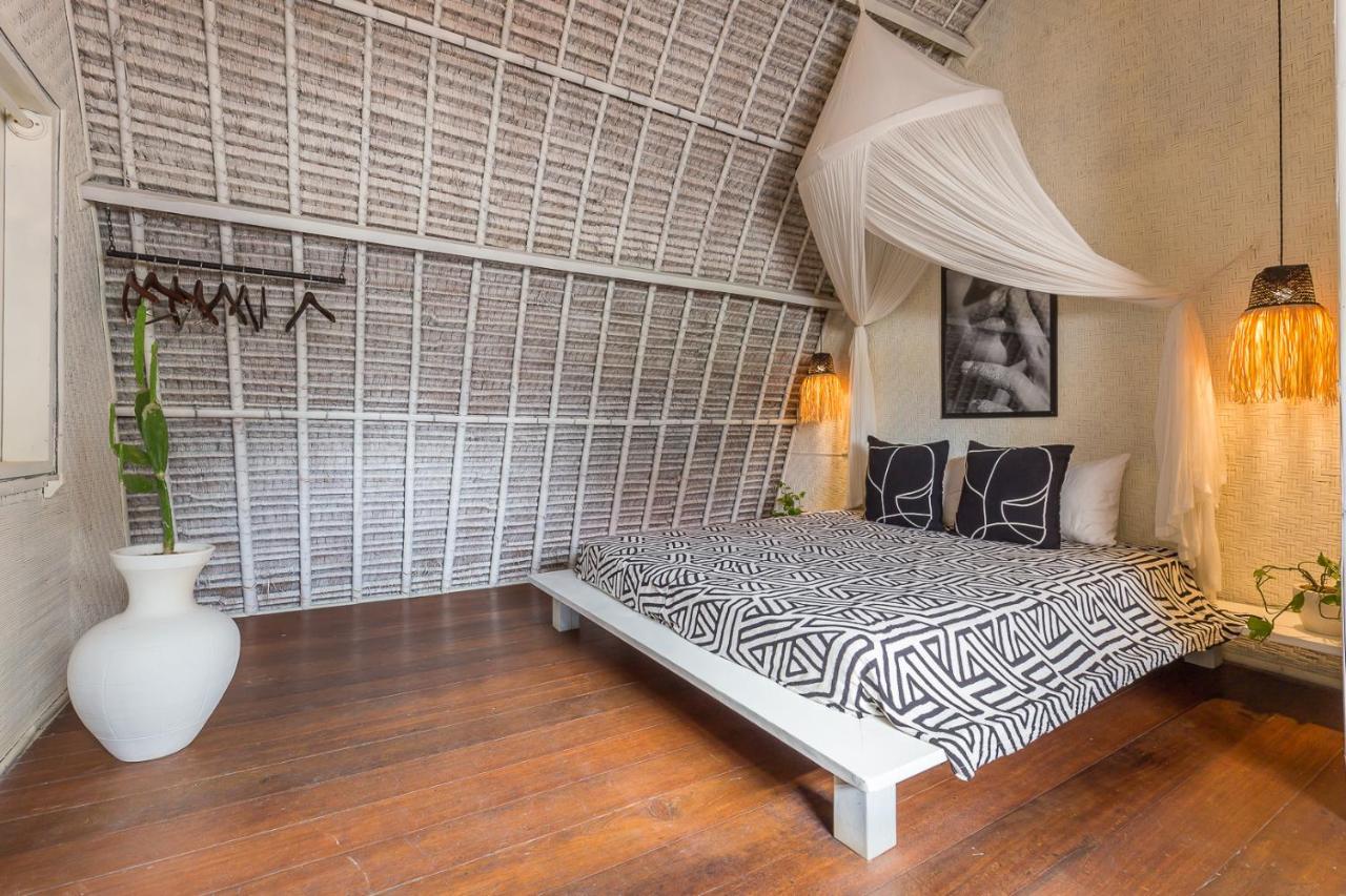 Eco Bamboo Bungalow 3 Villa ชังกู ภายนอก รูปภาพ